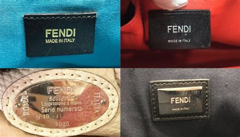 authentic fendi clothing tags|real Fendi logo.